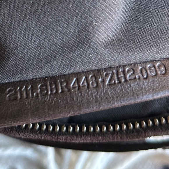 Fendi Zucca Chef FF Shoulder Bag in Brown Suede - Picture 10 of 11